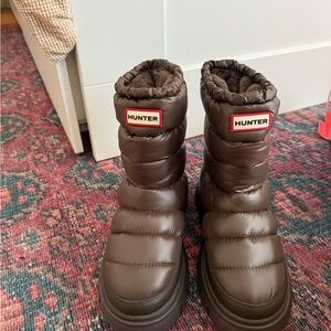 Hunter Dark Brown Maribel Boots